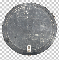 decal manhole cover 0004